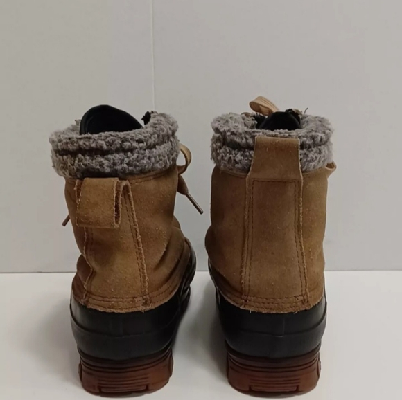 Women's SIZE 7 Duck Boots Steel shank Leather Upper - Picture 4 of 6